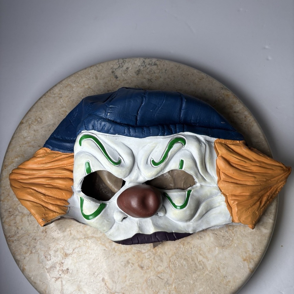 Halloween Clown Half Mask Rubies‎ Costume Haunted House Scary Horror Freak